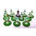 Subbuteo Andrew Table Soccer Germany 1988 away kit on classic Hasbro bases